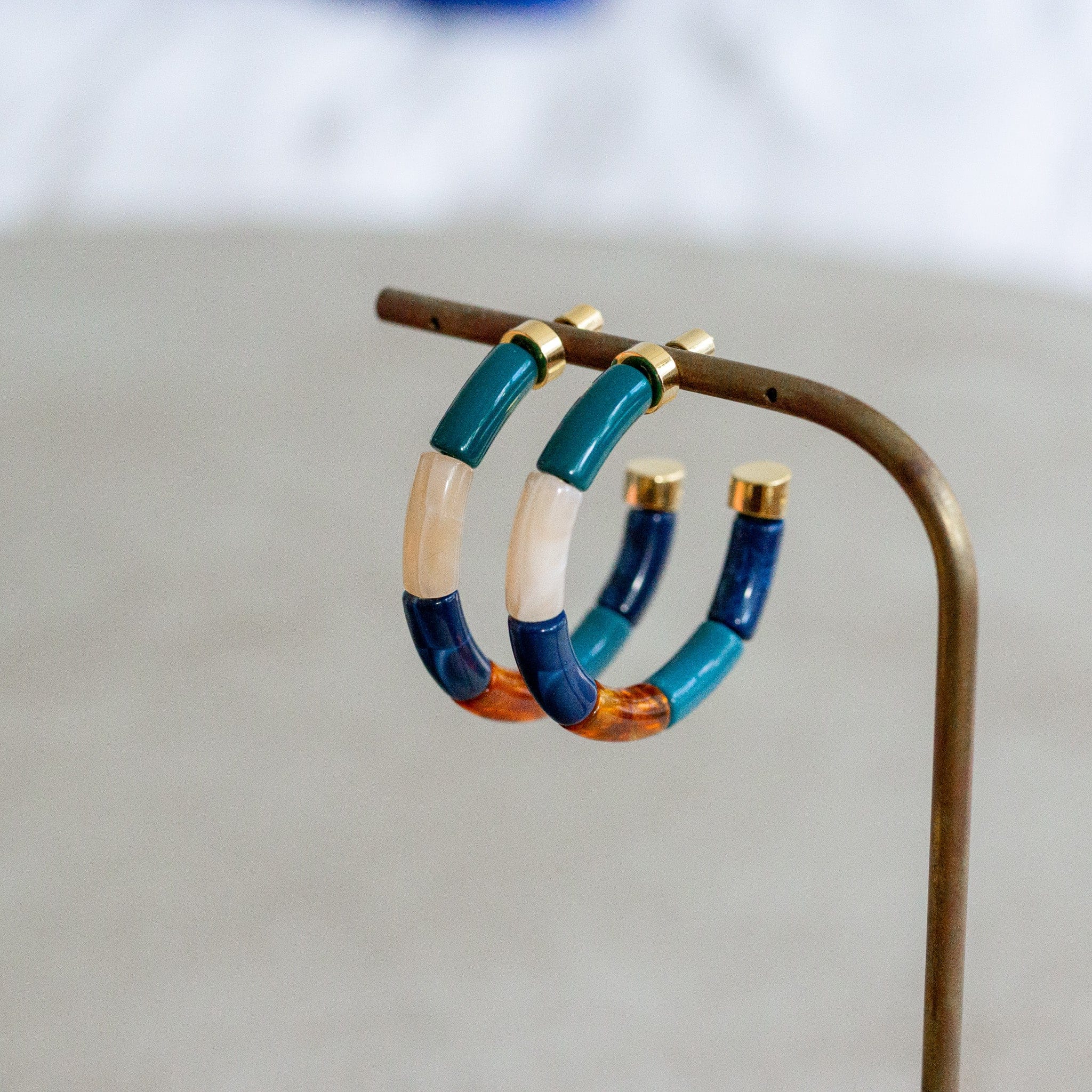 Boucles d'oreilles Bola Igarapé Parabaya