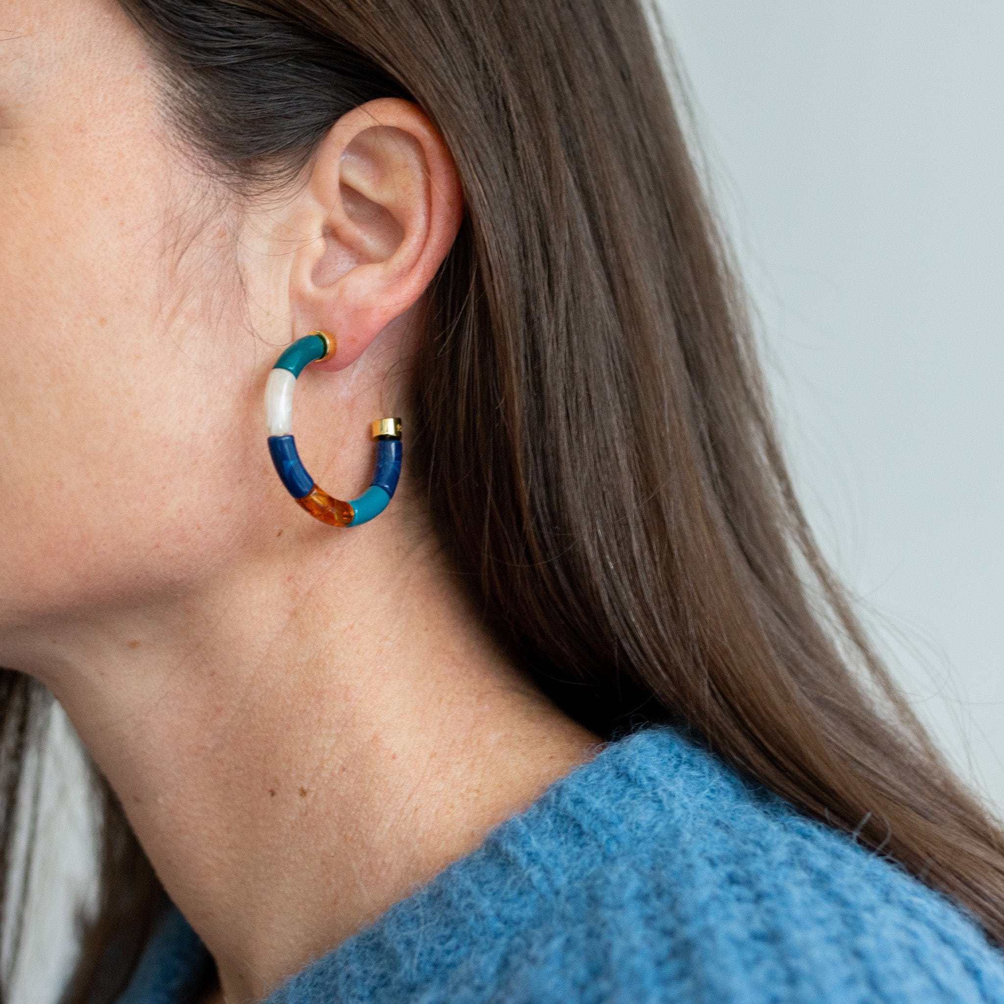 Boucles d'oreilles Bola Igarapé Parabaya