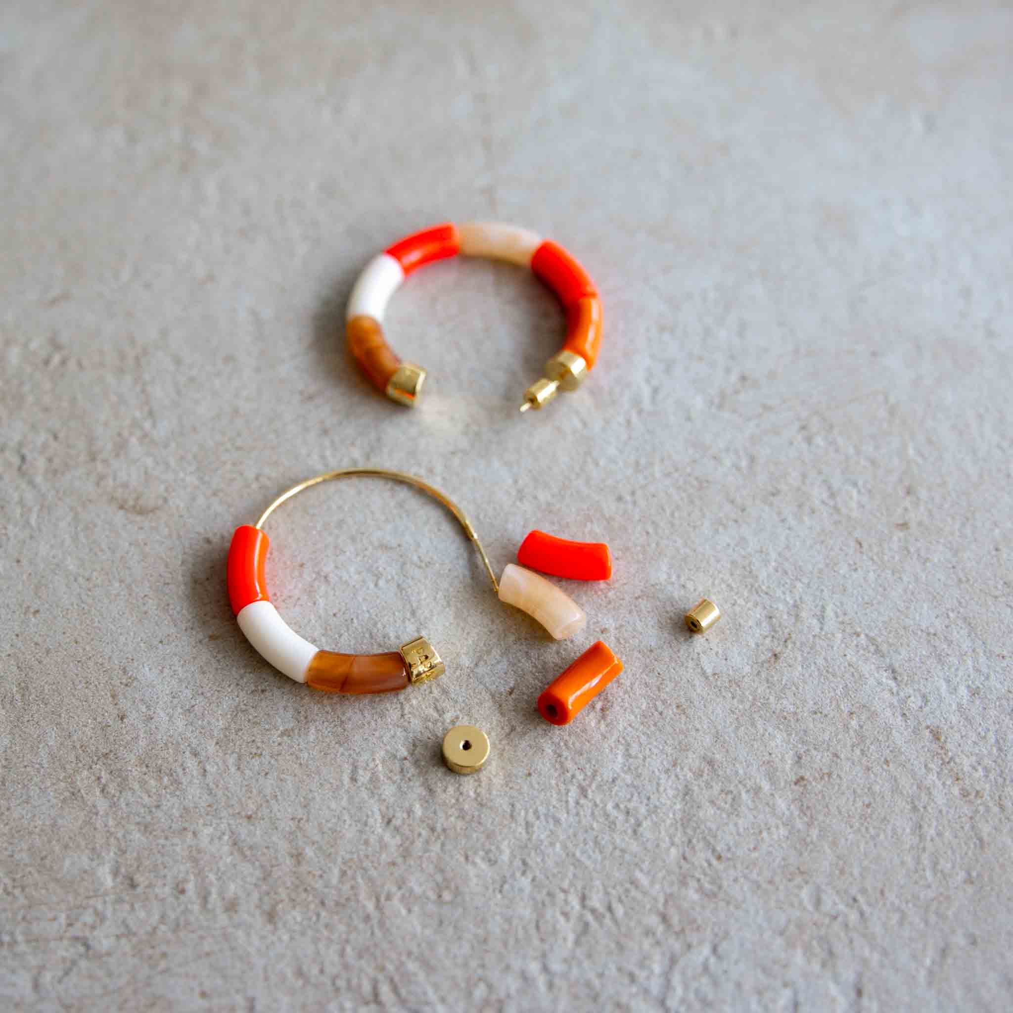 Boucles d'oreilles Bola - LARANJA Parabaya