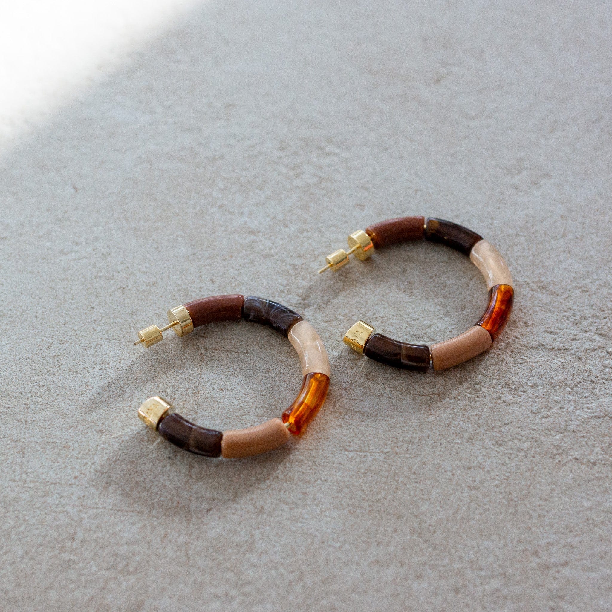 Boucles d'oreilles Bola Moca Parabaya