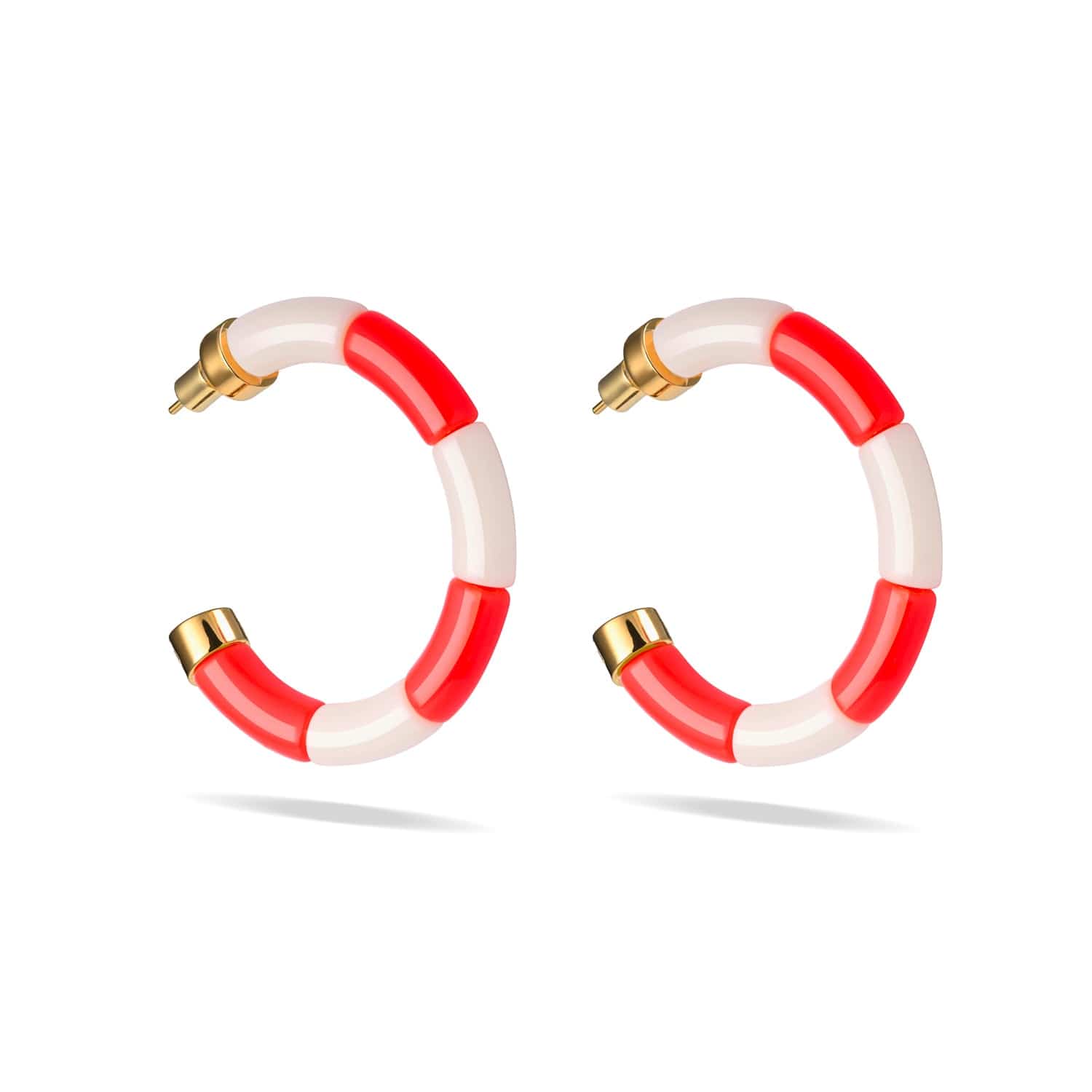 Boucles d'oreilles Bola Riviera Laranja Parabaya