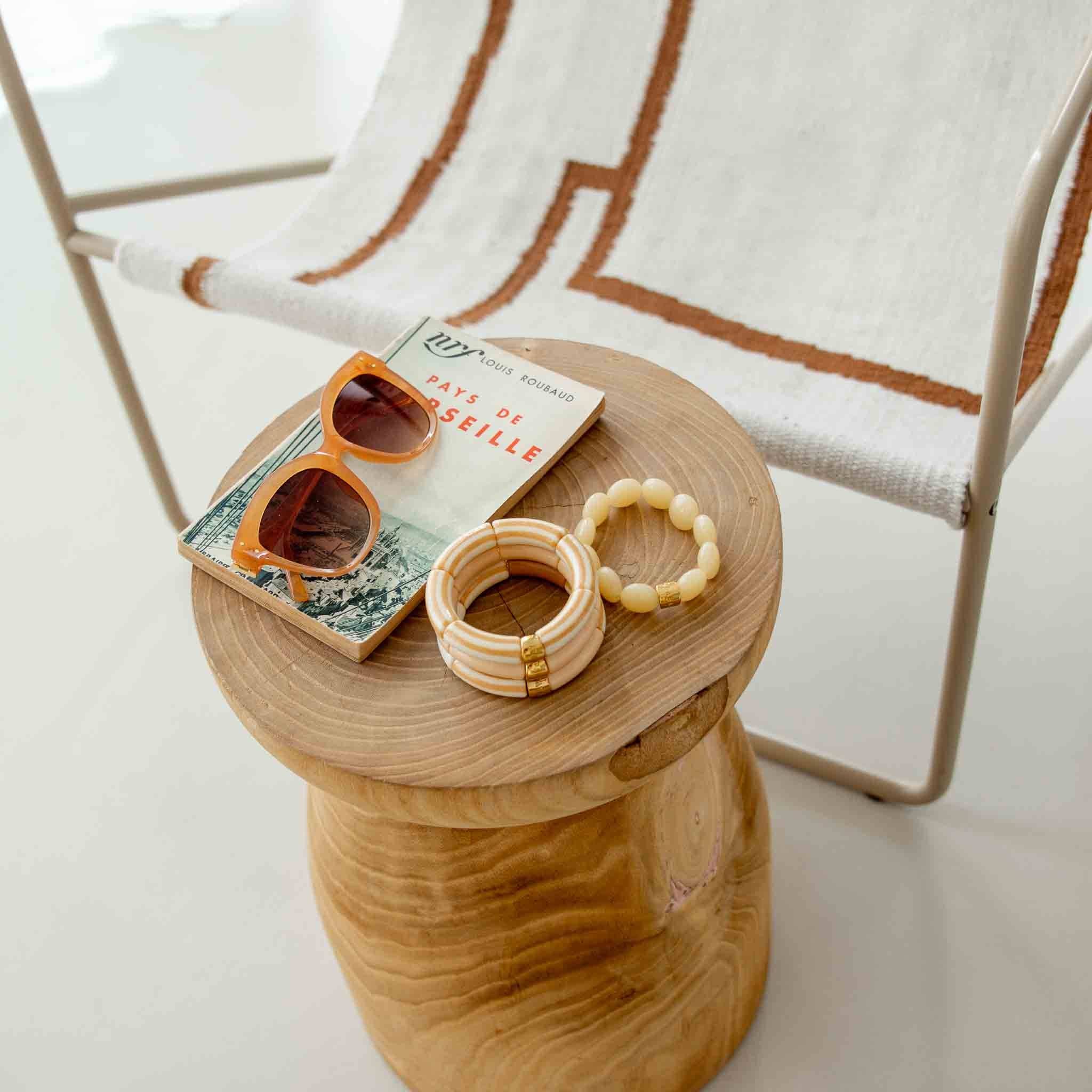 Bracelet Bombom Beige Parabaya