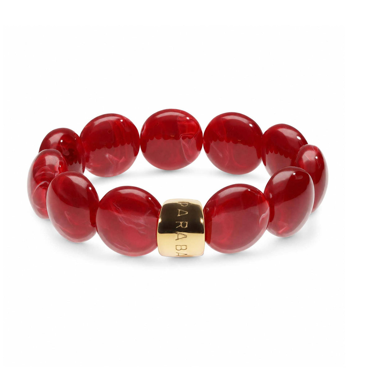 Bracelet bordeaux rouge femme | Bombom Grenat Parabaya Parabaya