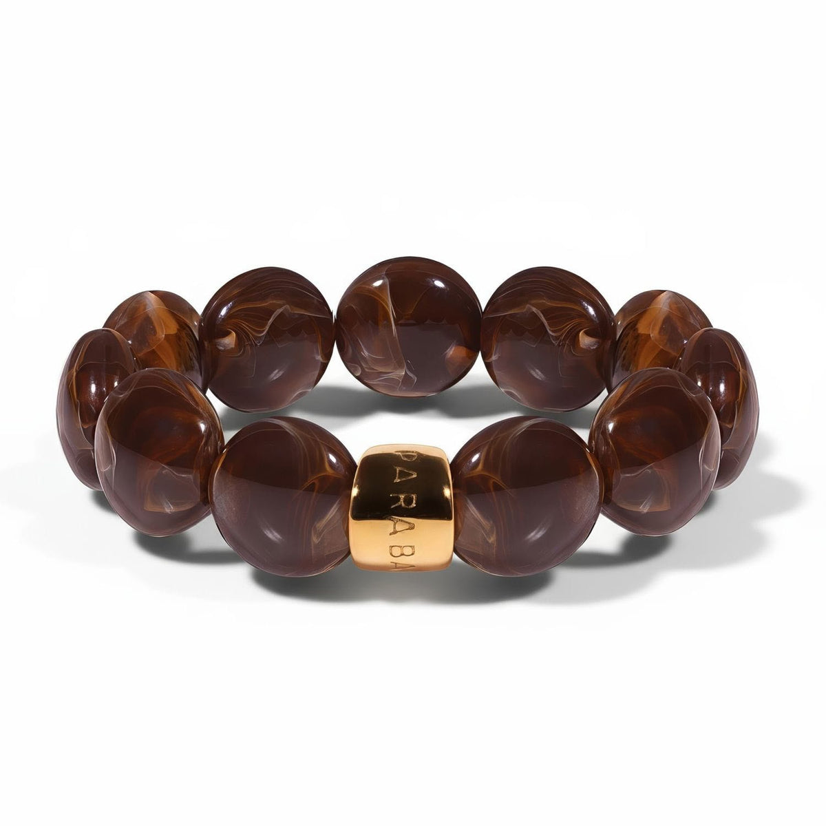 Bracelet chocolat terracotta femme | Bombom Terra Parabaya