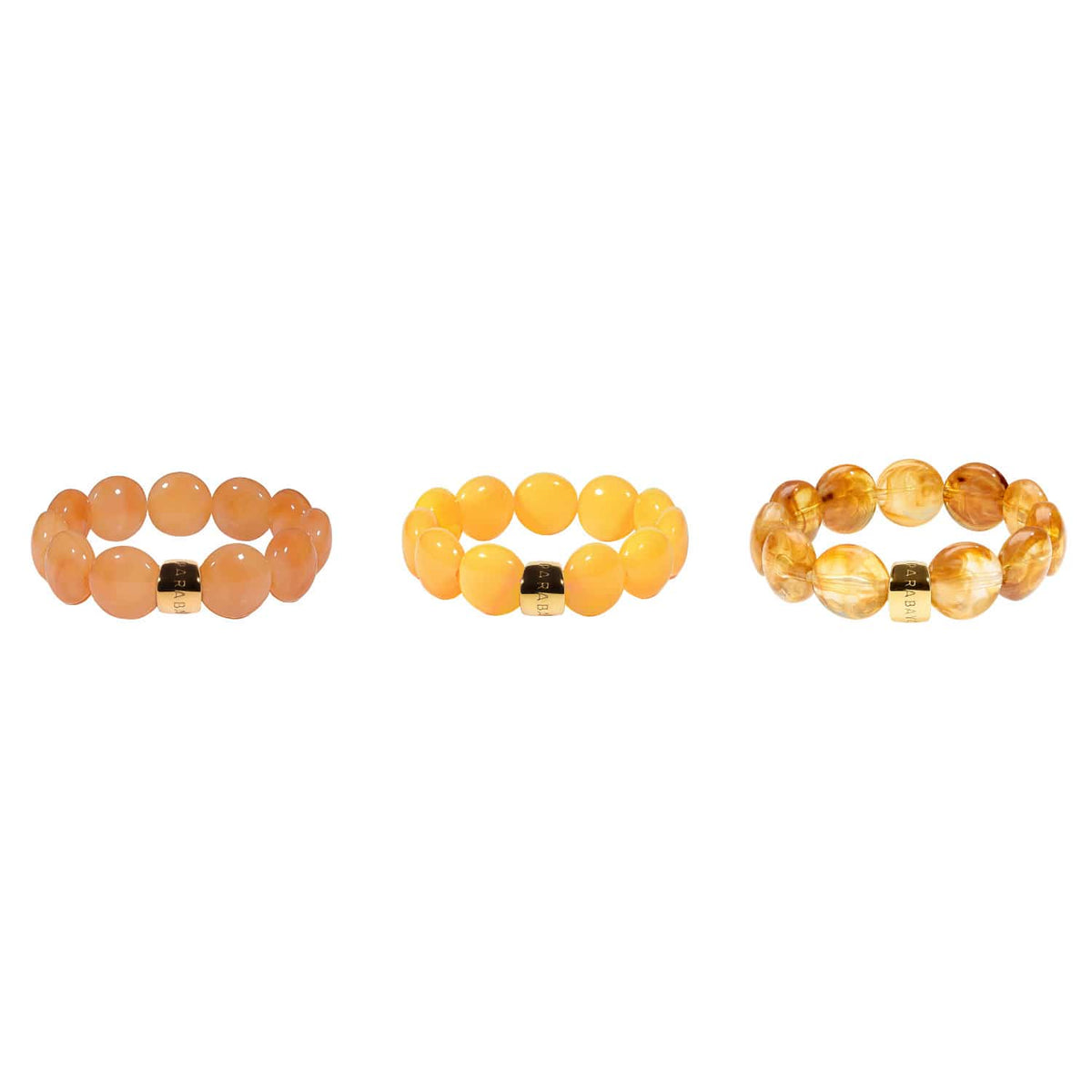 Bracelet jaune femme | Bombom Ligne Amarelo Parabaya Parabaya