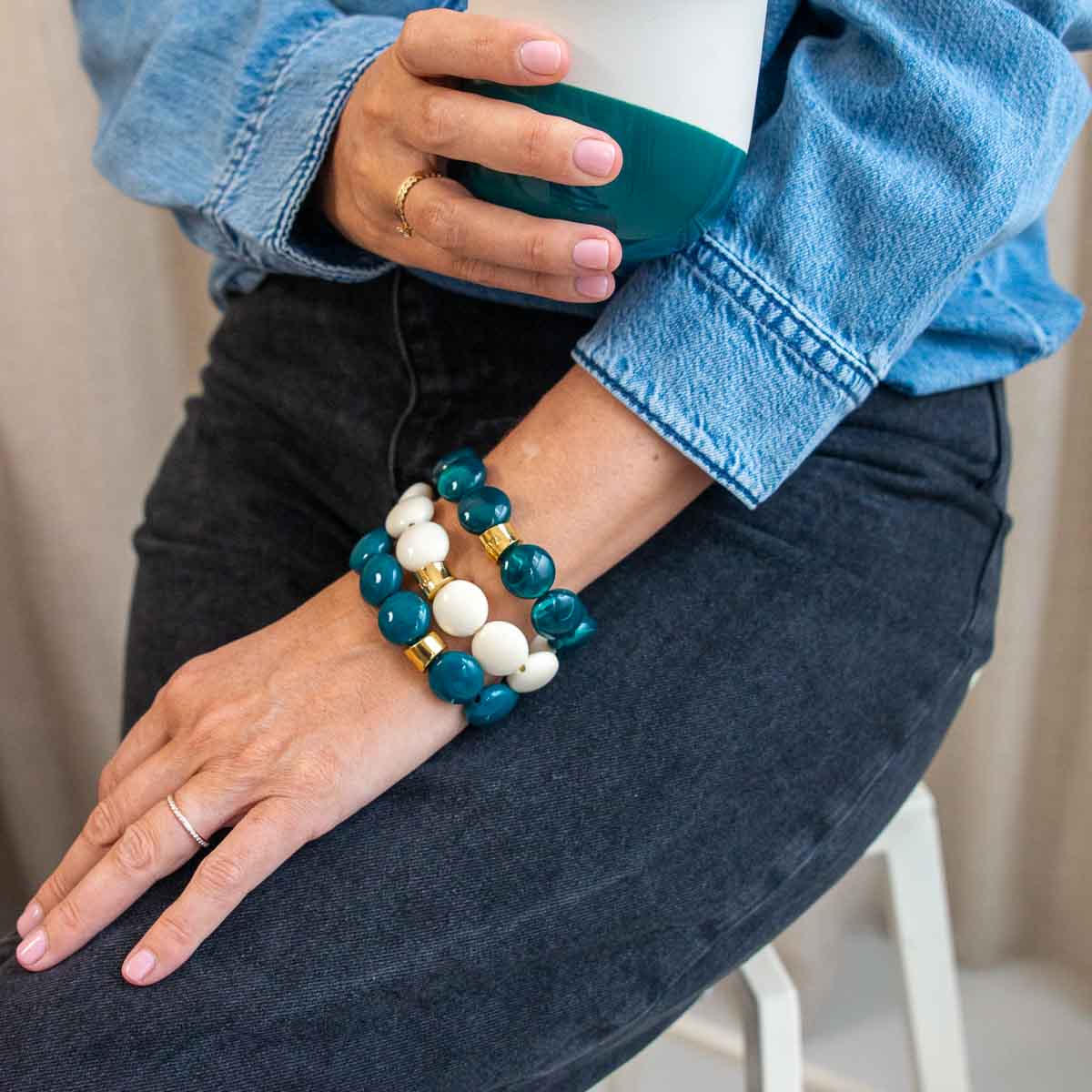 Bracelet perles colorées femme Bombom Selva | Parabaya Parabaya