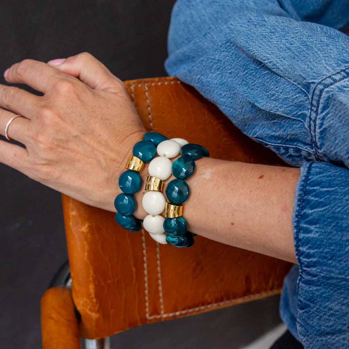 Bracelet perles colorées femme Bombom Selva | Parabaya Parabaya