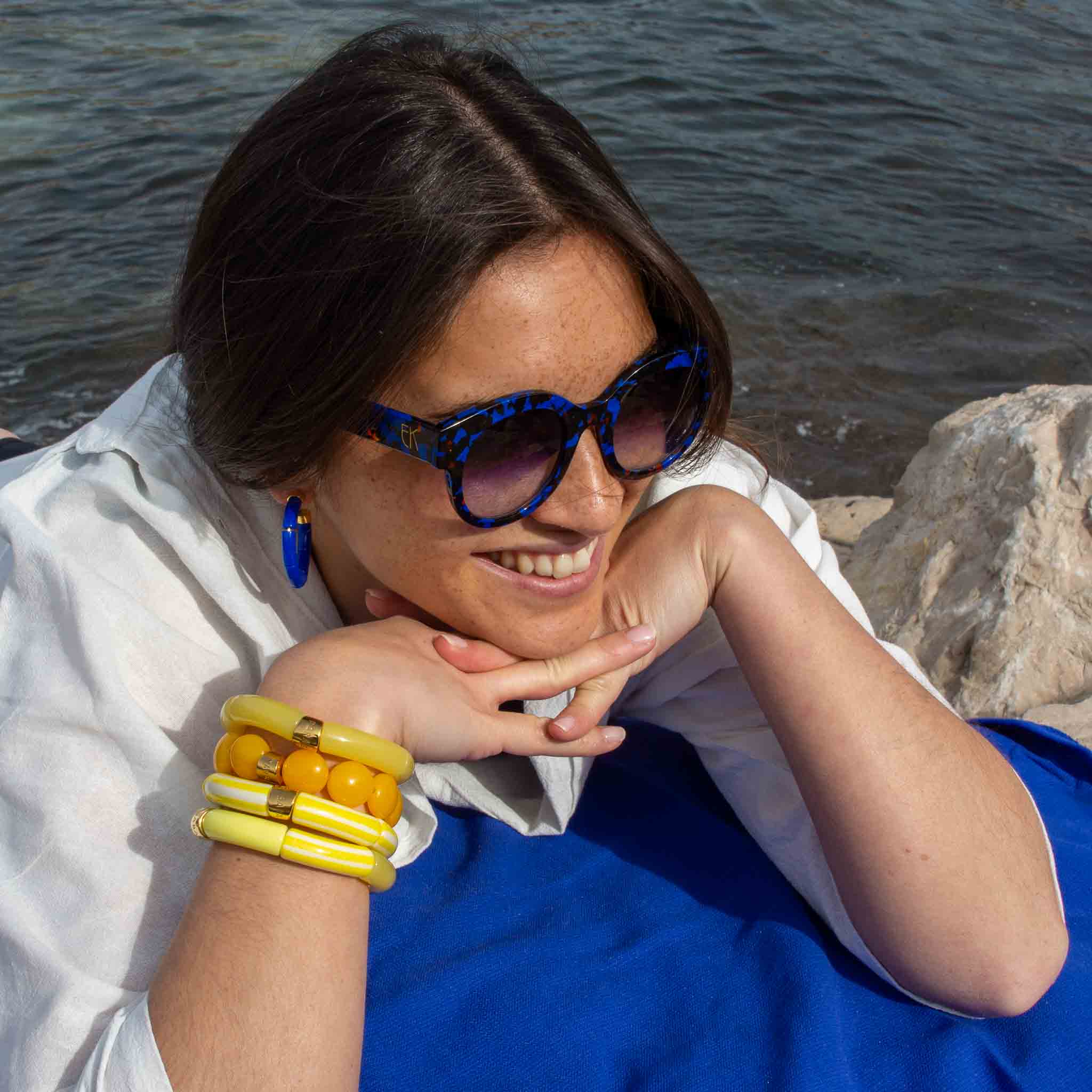 Bracelet Pipoca Brasil Riviera-Amarelo Parabaya