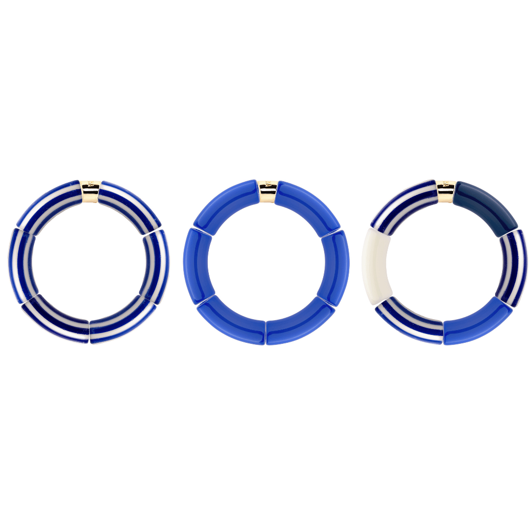 Bracelet Pipoca Brasil Riviera Cobalt Parabaya