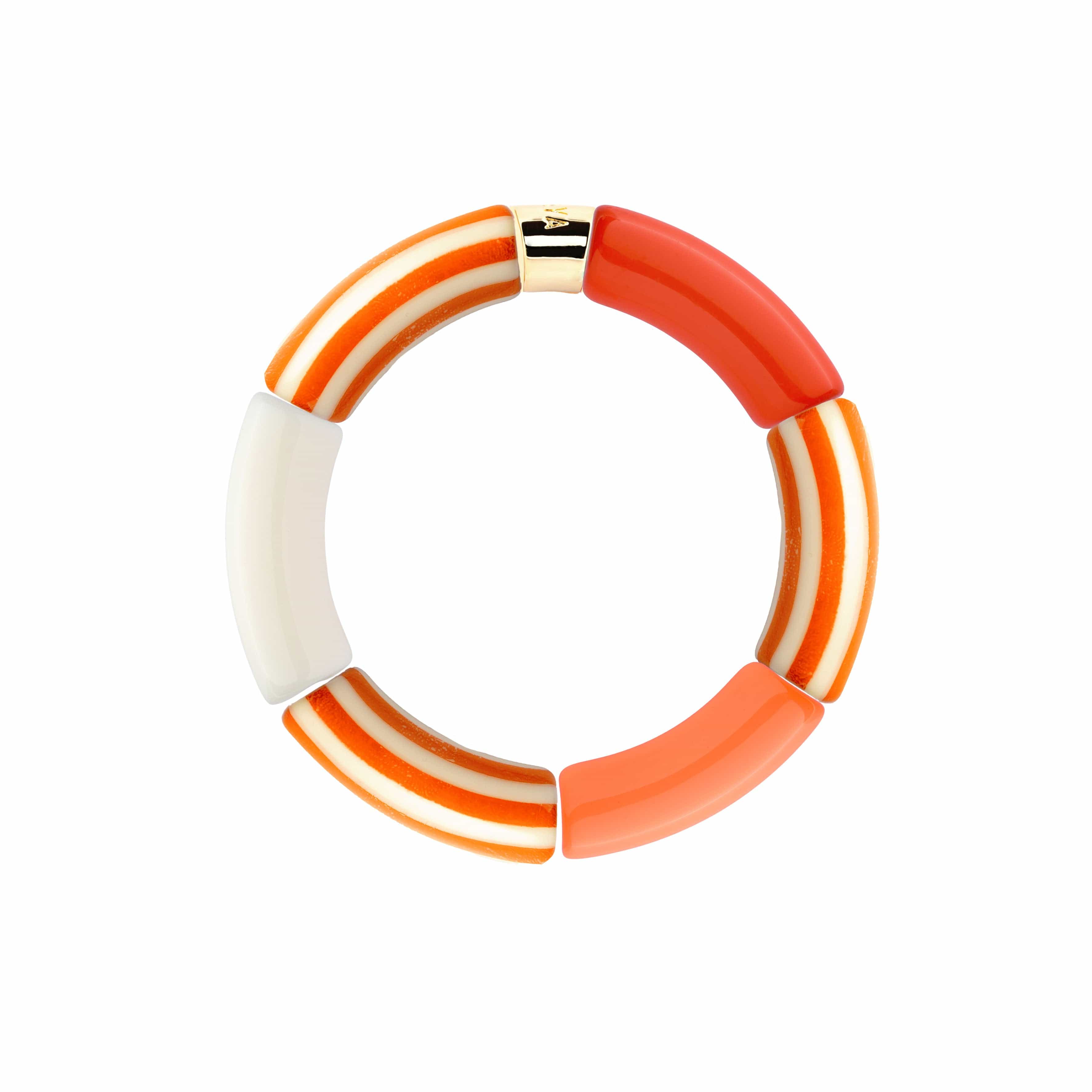 Bracelet Pipoca Brasil Riviera Laranja Parabaya