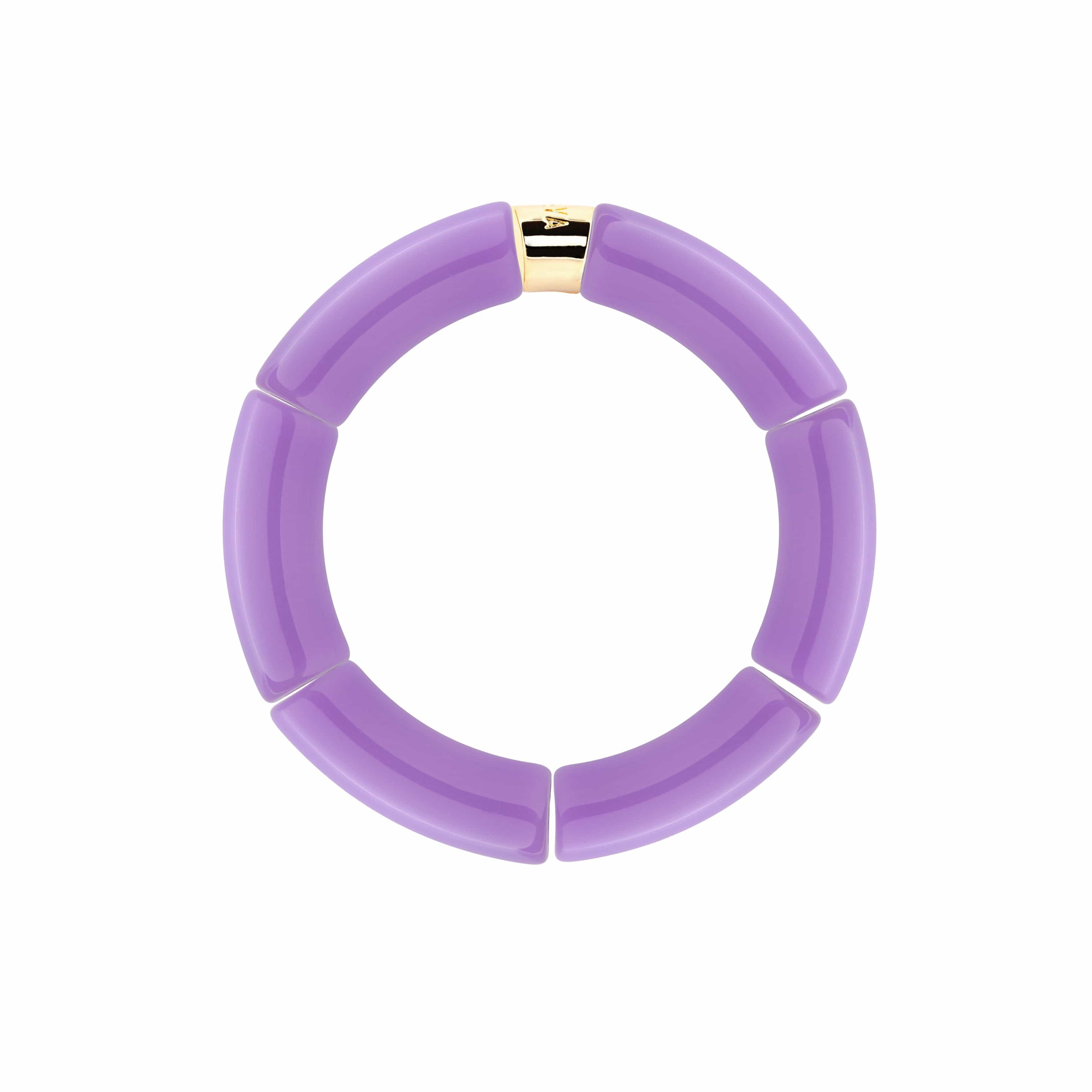 Bracelet Pipoca Brasil Riviera Lila Parabaya