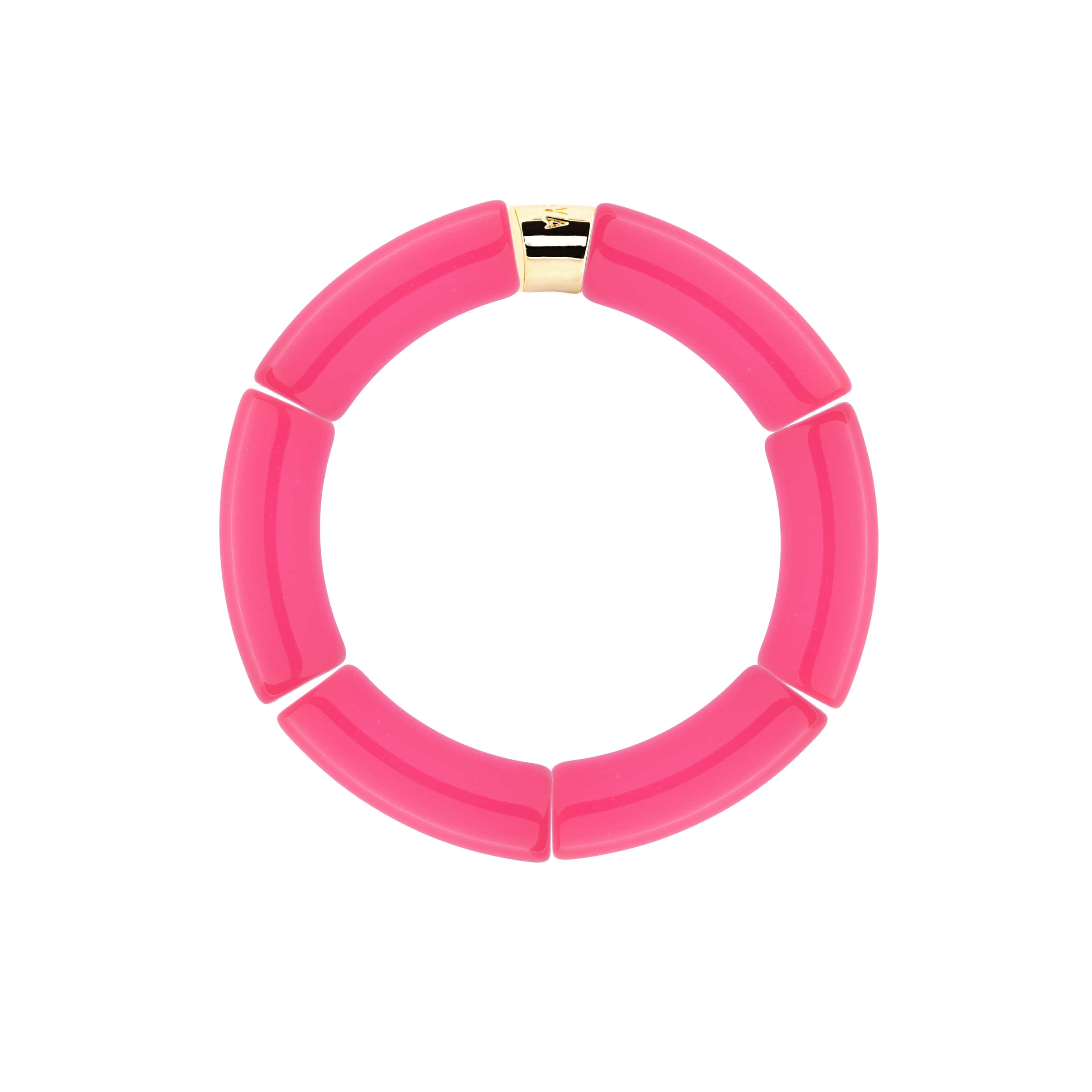 Bracelet Pipoca Brasil Riviera Magenta Parabaya