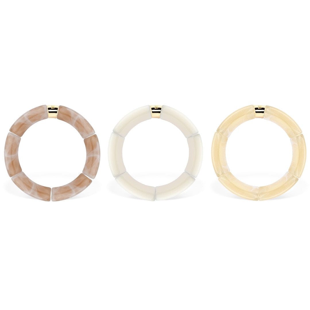 Bracelet Pipoca Creme Mono Parabaya