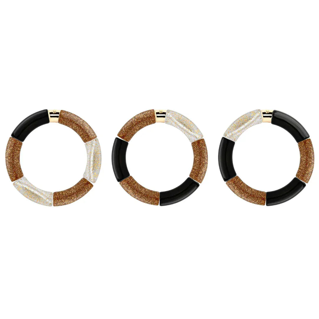 Bracelet Pipoca Festa Dourado Parabaya