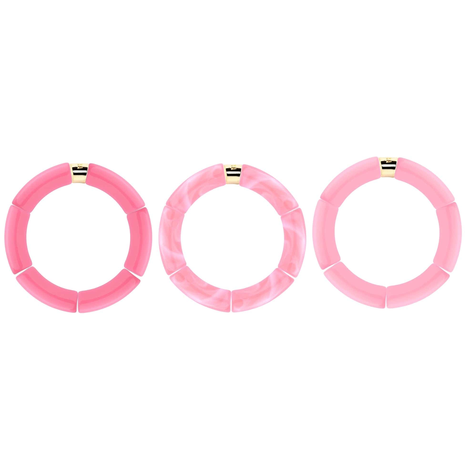 Bracelet Pipoca Flamingo mono Parabaya