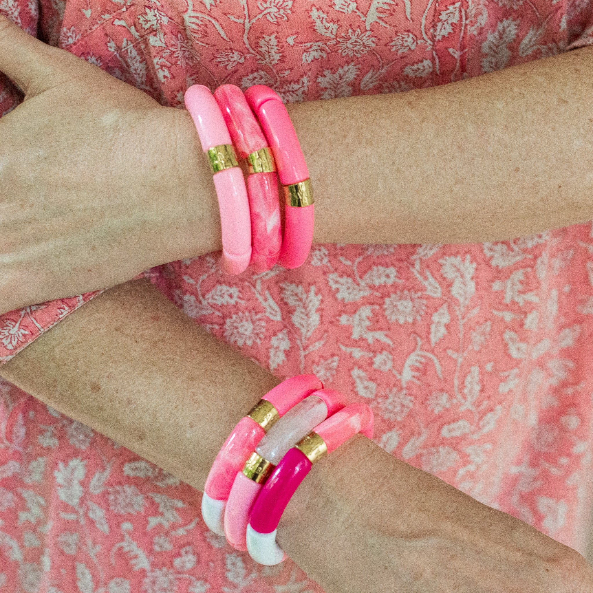 Bracelet Pipoca Flamingo mono Parabaya