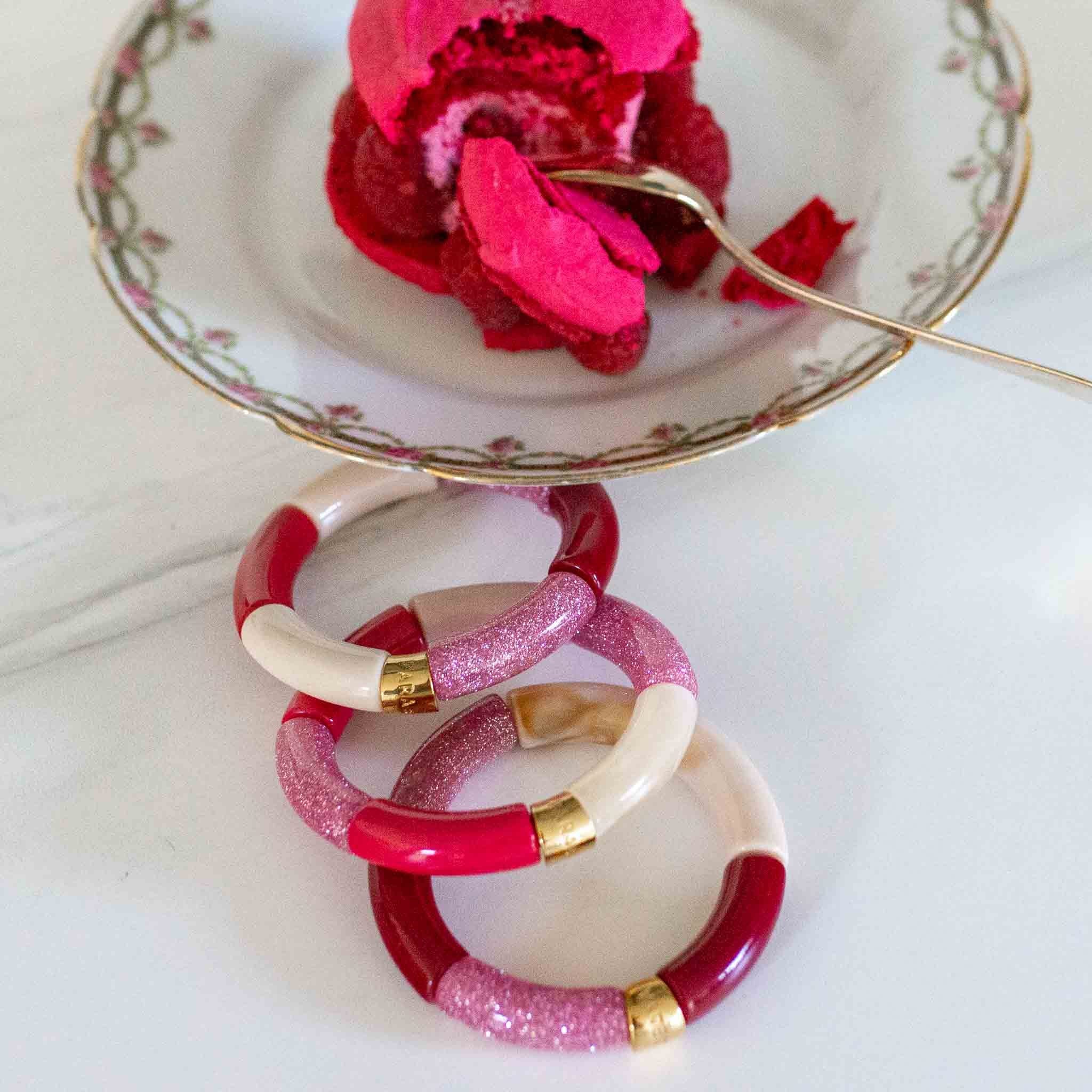 Bracelet Pipoca Frambuesa Parabaya