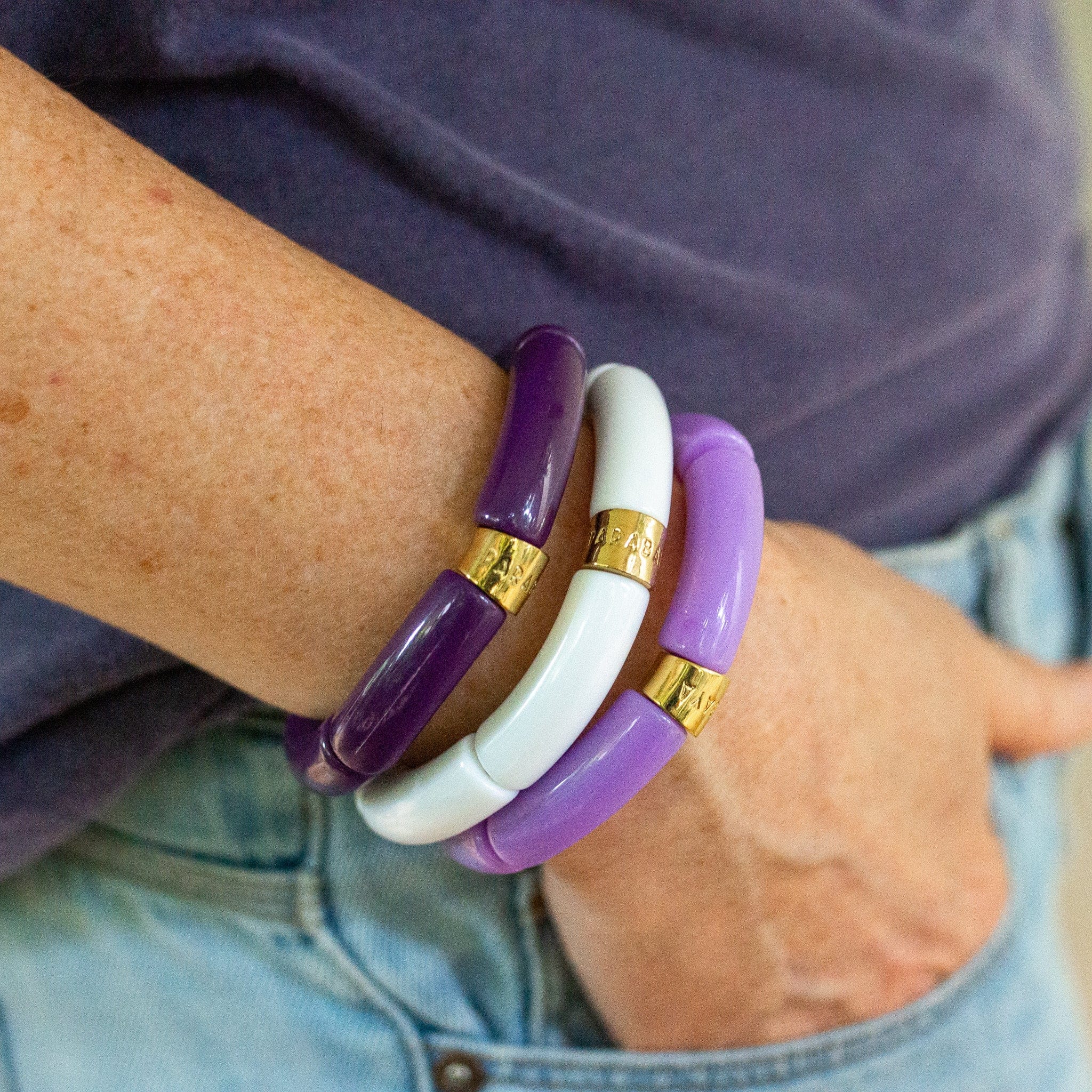 Bracelet Pipoca Jacaranda Mono Parabaya