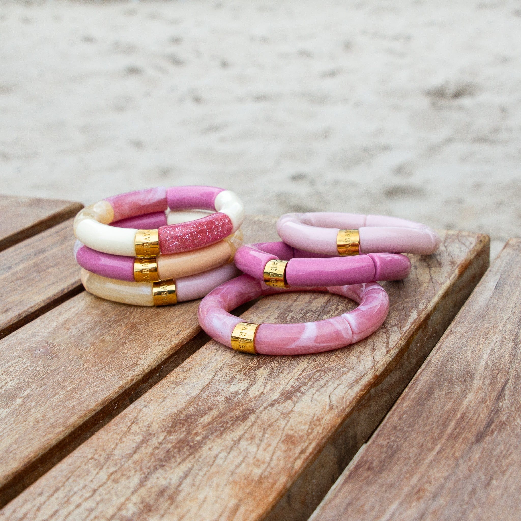 Bracelet pipoca Rosa Parabaya