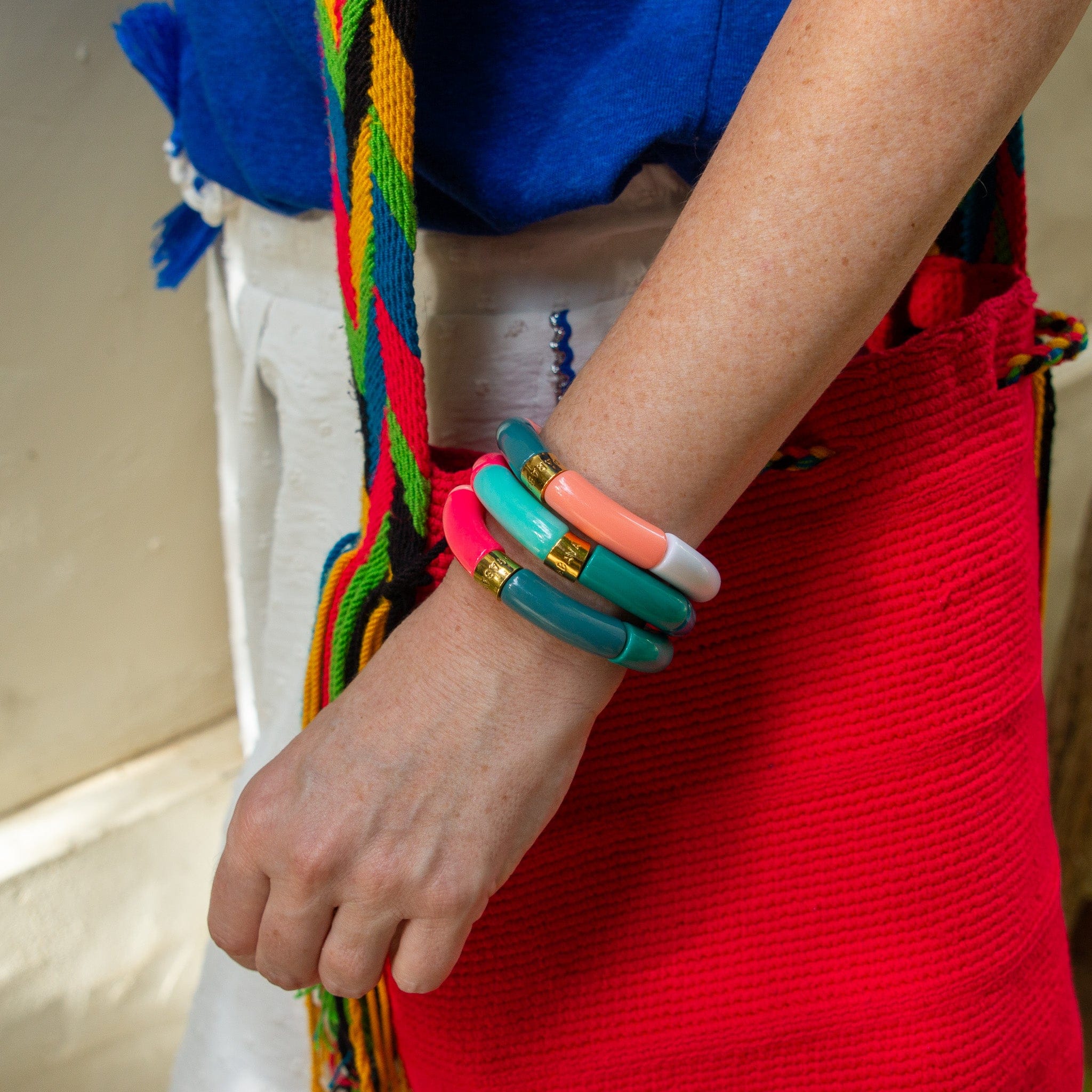 Bracelet Pipoca Turquesa Parabaya