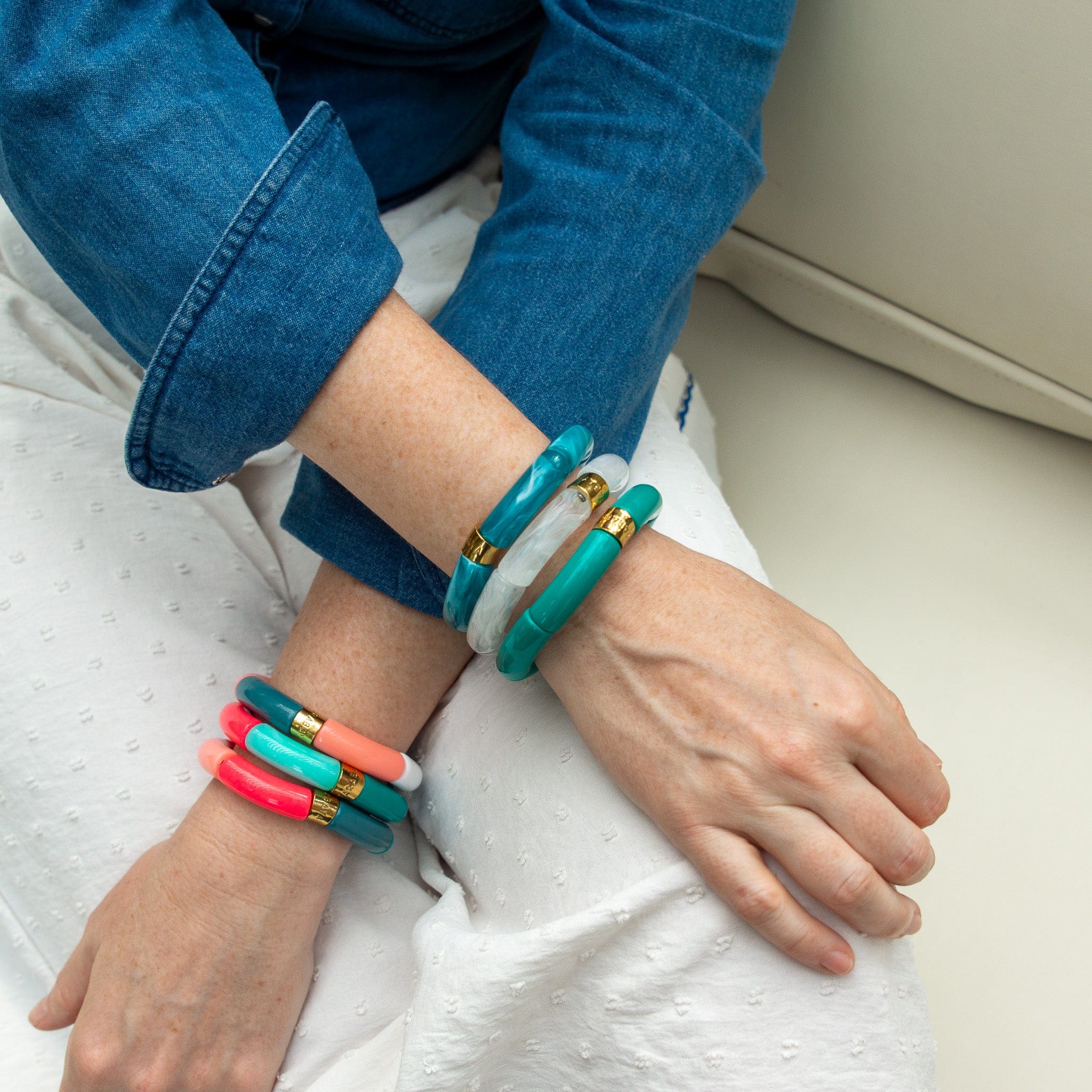 Bracelet Pipoca Turquesa Parabaya