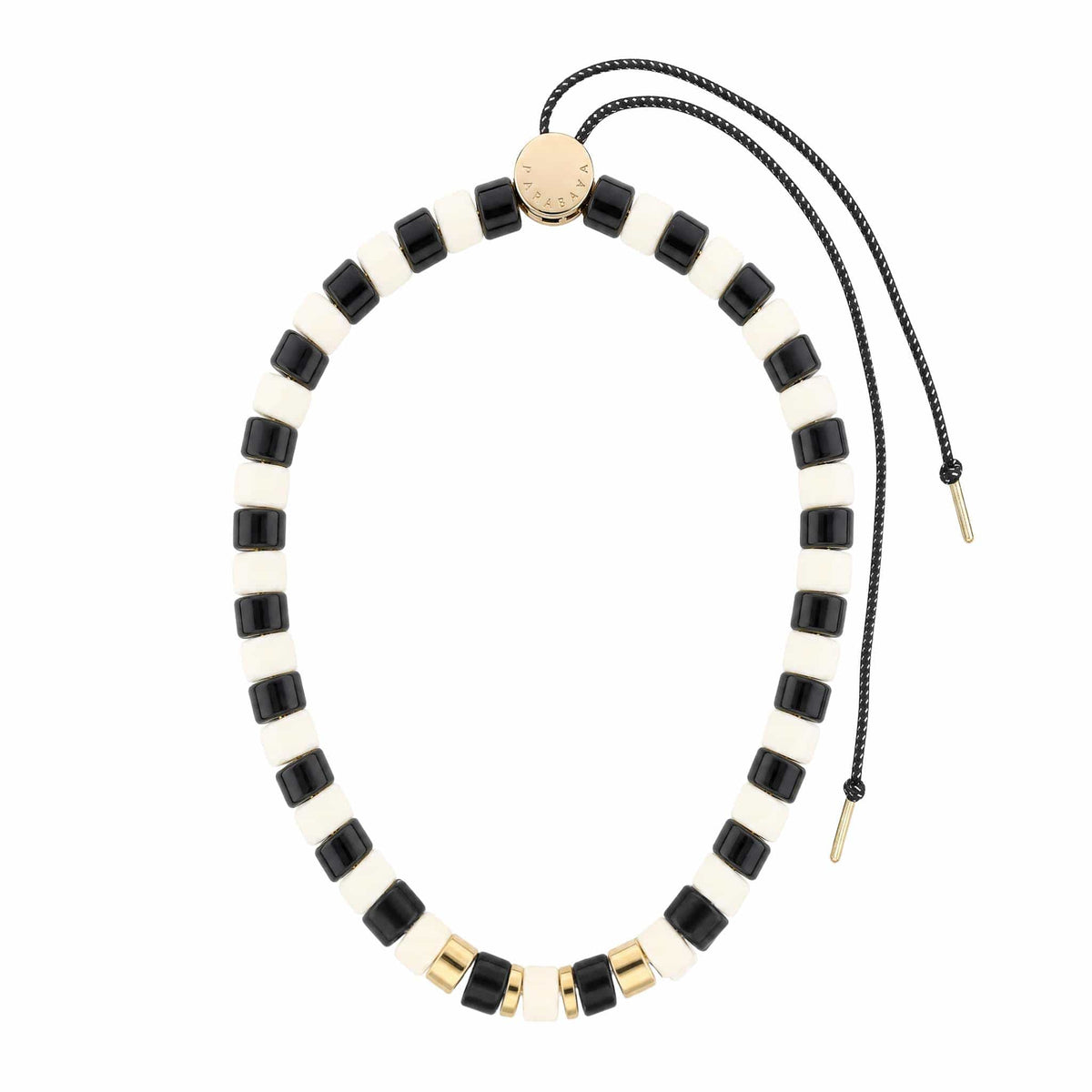 Collier noir crème femme | Praia Black Ivoire Parabaya Parabaya