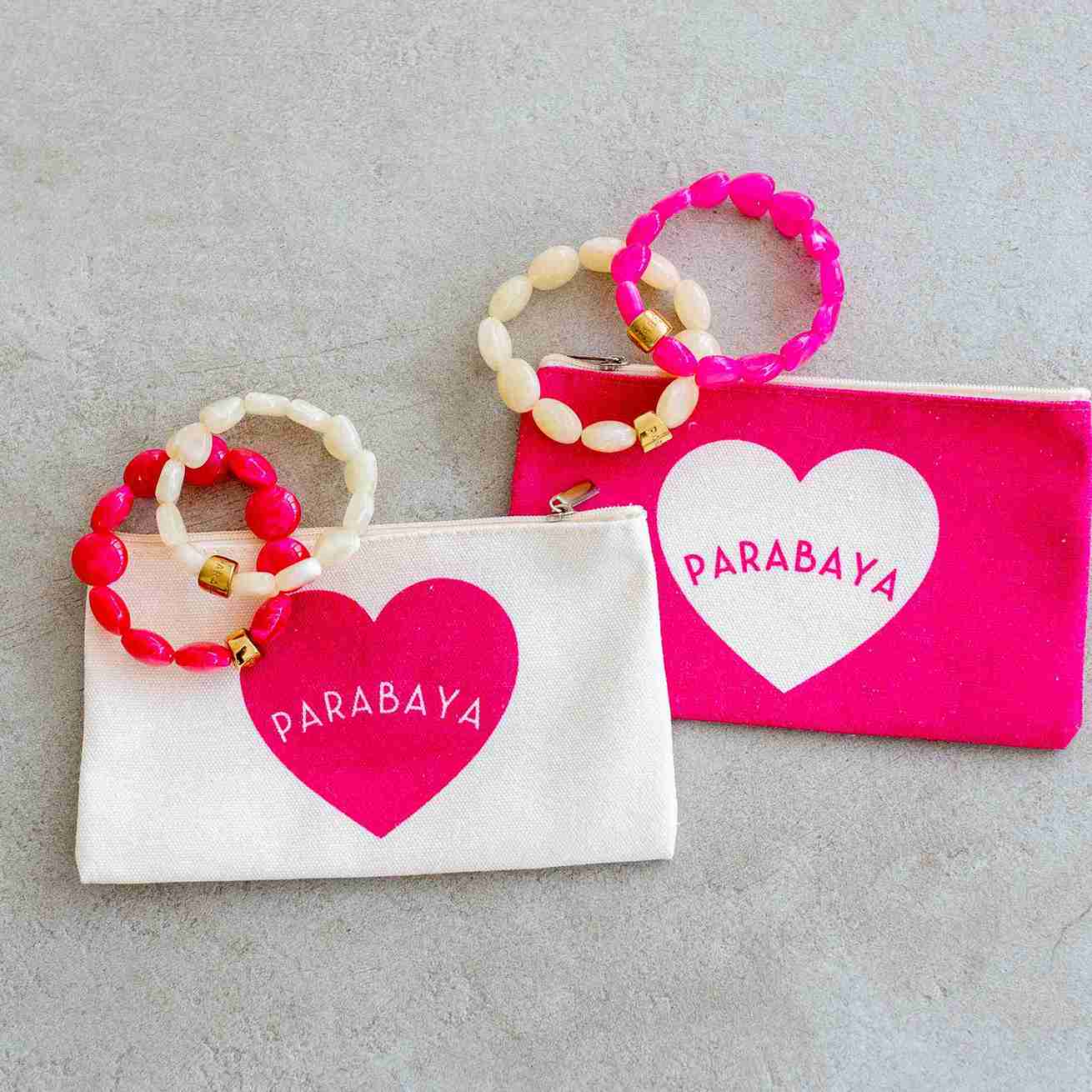 Pochette zippée cœur cadeau | Parabaya Parabaya