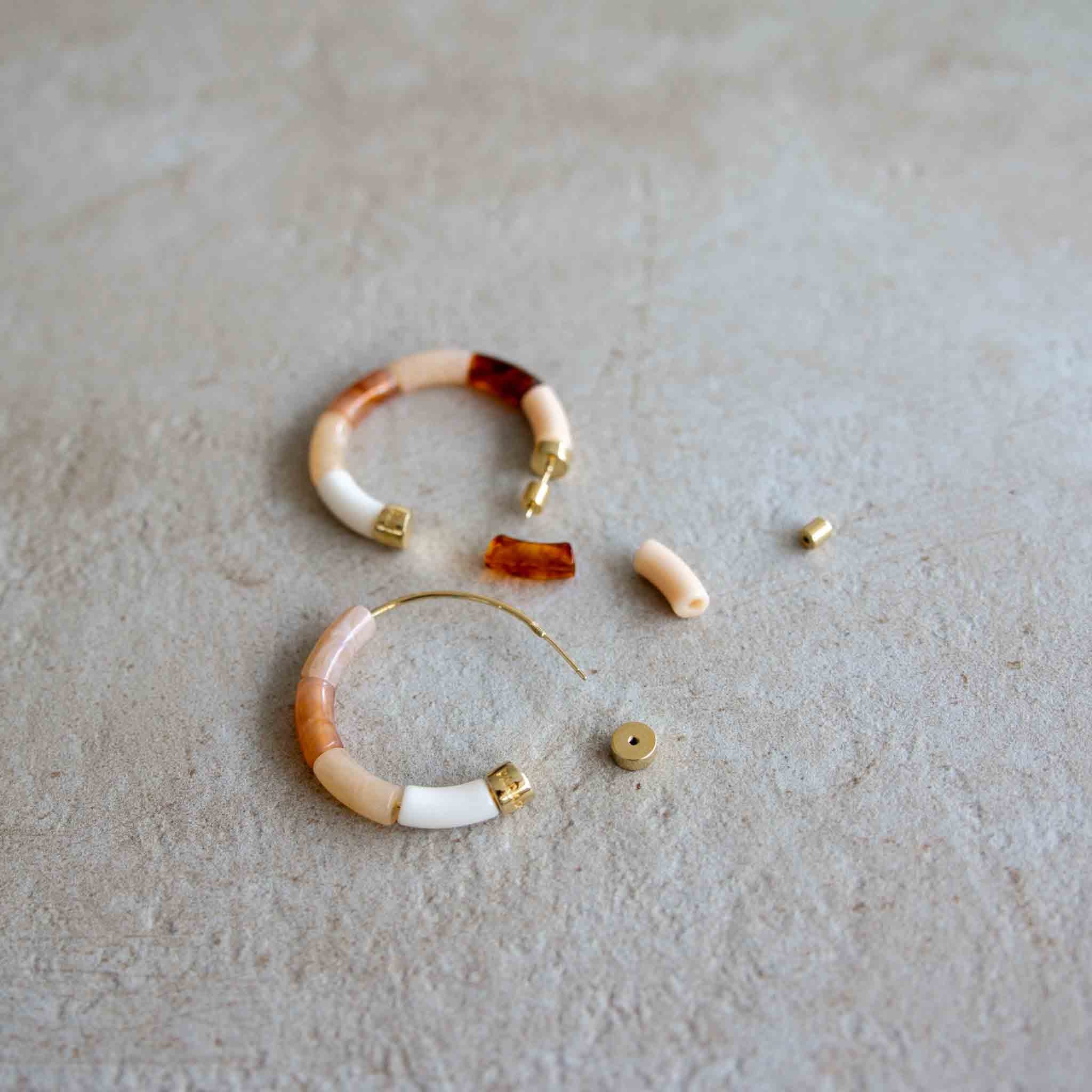 Boucles d'oreilles Bola - CAFÉ Parabaya