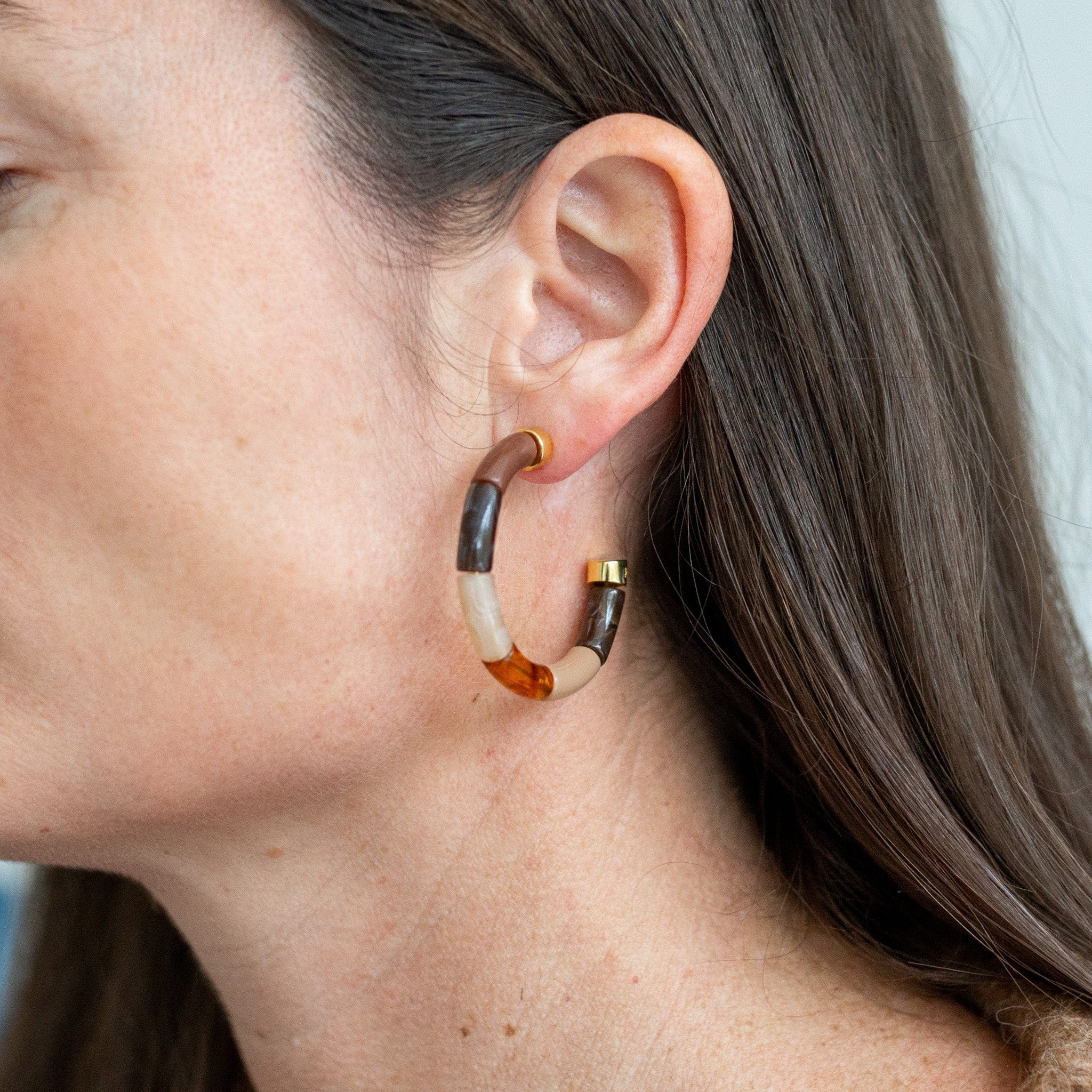 Boucles d'oreilles Bola Moca Parabaya