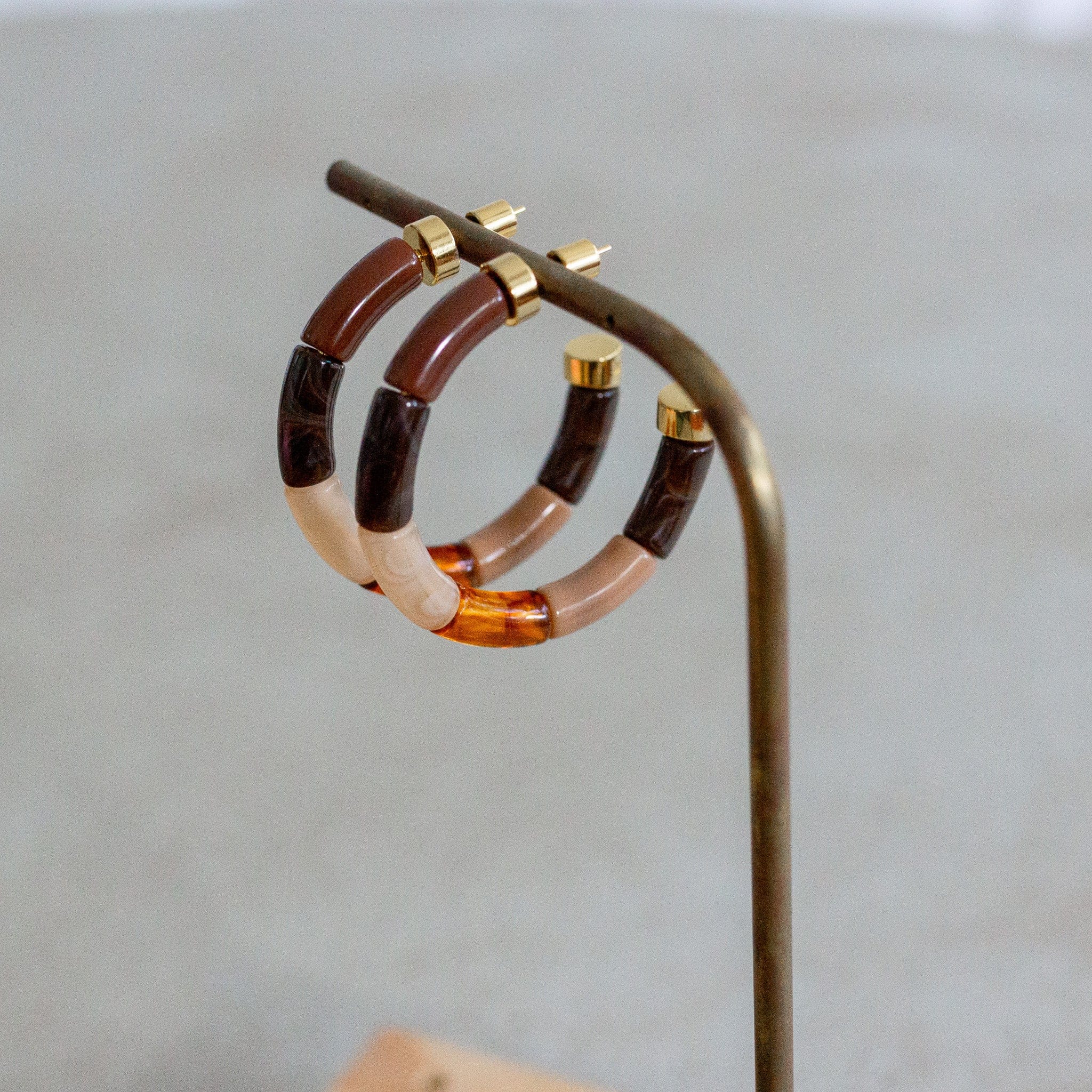 Boucles d'oreilles Bola Moca Parabaya