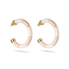 Boucles d'oreilles Bola Riviera Beige Parabaya