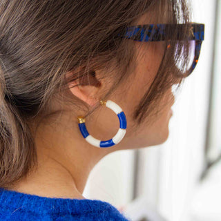 Boucles d'oreilles Bola - COBALT