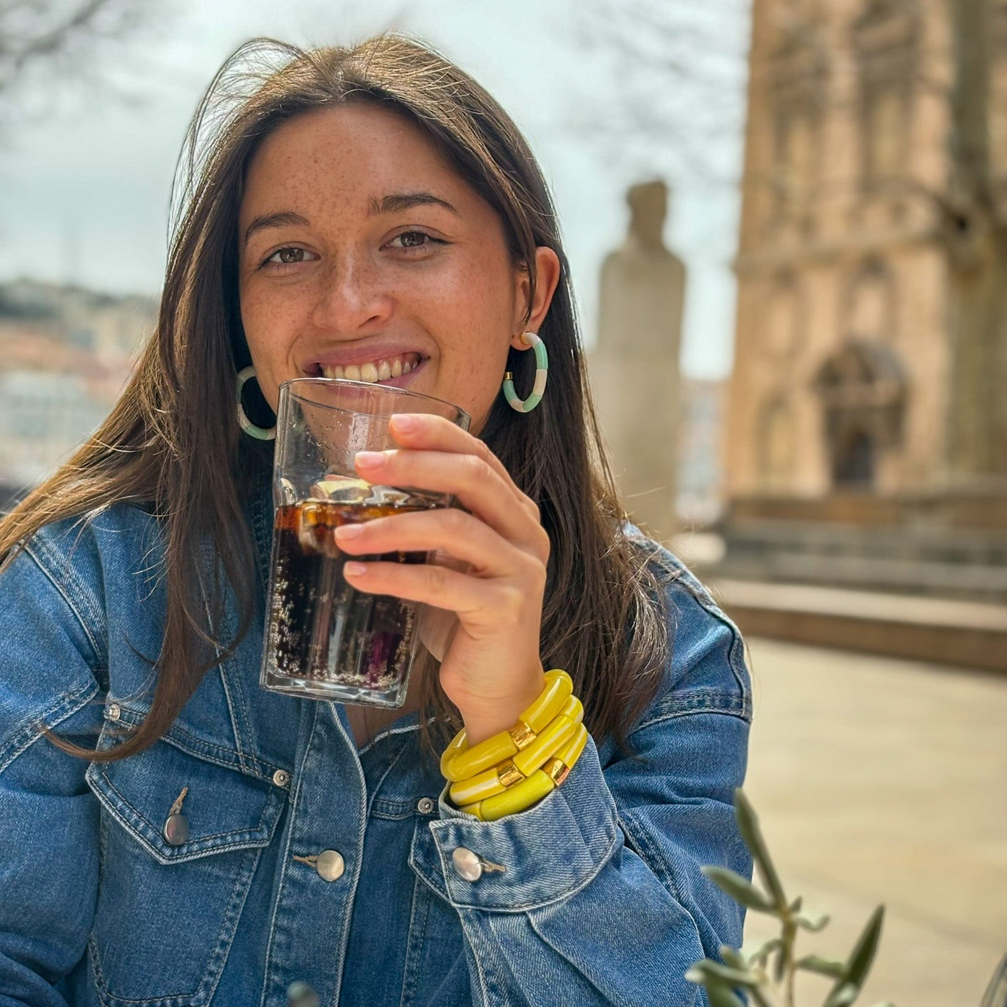 Boucles d'oreilles Bola Riviera Lagon Parabaya