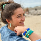 Boucles d'oreilles Bola Riviera Lagon Parabaya