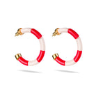 Boucles d'oreilles Bola Riviera Magenta Parabaya