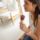 Boucles d'oreilles Bola Riviera Rosado Parabaya
