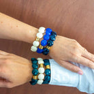 Bracelet bleu cobalt femme | Bombom Cobalt Parabaya Parabaya
