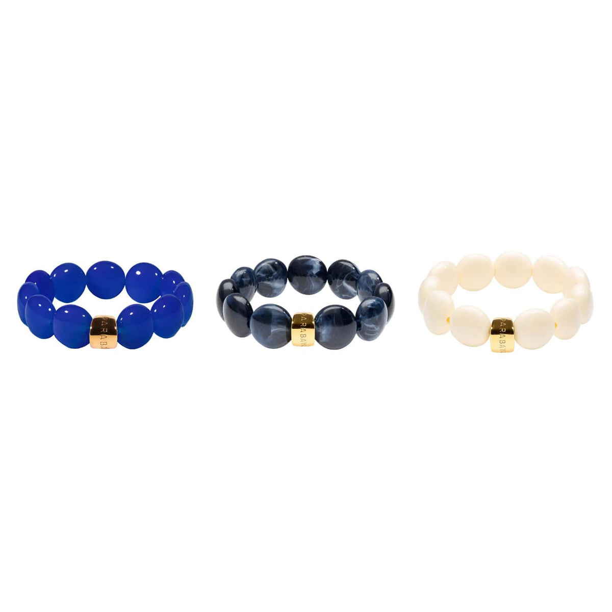 Bracelet bleu cobalt femme | Bombom Cobalt Parabaya Parabaya