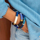 Bracelet bleu cobalt femme | Pipoca Cobalt Parabaya Parabaya