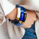 Bracelet bleu cobalt femme | Pipoca Cobalt Parabaya Parabaya