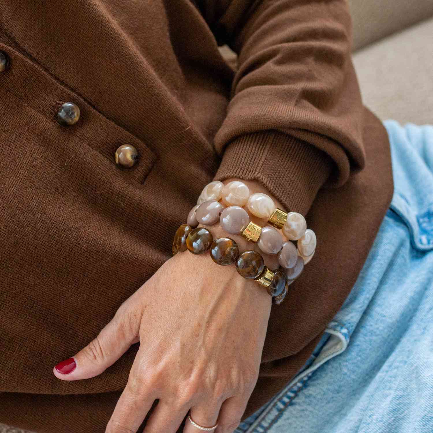 Bracelet Bombom Moca Parabaya