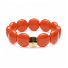 Bracelet chocolat terracotta femme | Bombom Terra Parabaya