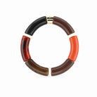 Bracelet chocolat terracotta femme | Pipoca Terra Parabaya
