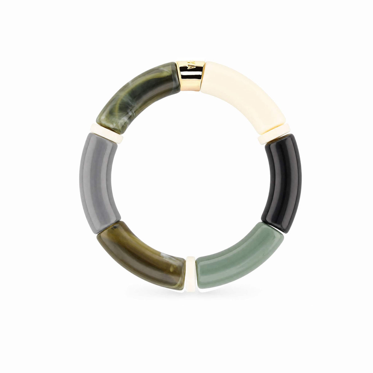 Bracelet kaki gris femme | Pipoca Jungle Parabaya Parabaya