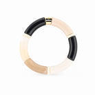 Bracelet noir blanc femme | Pipoca Black Parabaya Parabaya