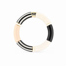 Bracelet noir blanc femme | Pipoca Black Parabaya Parabaya