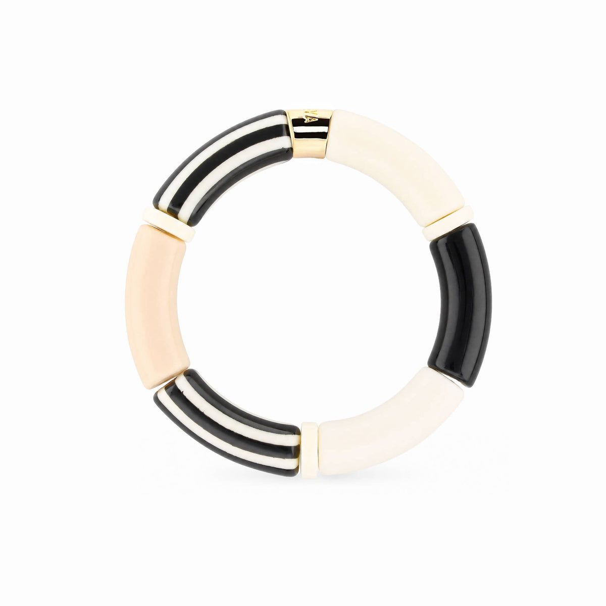Bracelet noir blanc femme | Pipoca Black Parabaya Parabaya