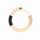 Bracelet noir blanc femme | Pipoca Black Parabaya Parabaya