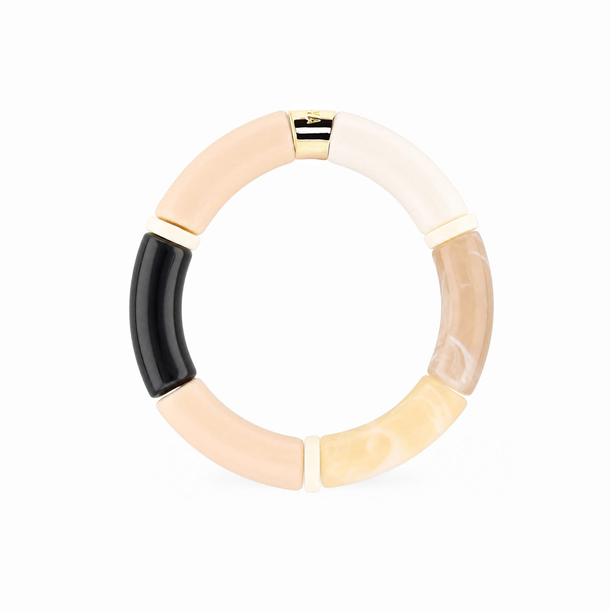 Bracelet noir blanc femme | Pipoca Black Parabaya Parabaya