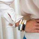 Bracelet noir blanc femme | Pipoca Black Parabaya Parabaya